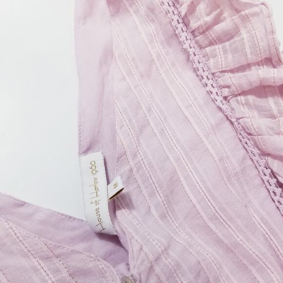 House of Harlow 1960 Ruffle Tiered Layered Pink Mini Dess - Picture 10 of 14